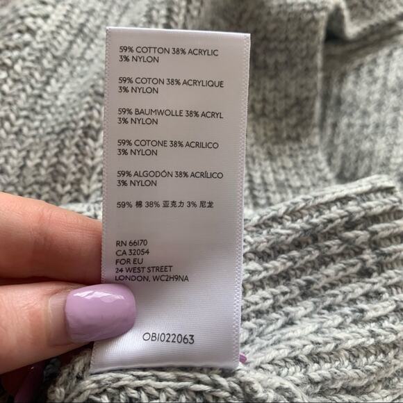 Urban Outfitters gray oversize knit sweater size XS - Picture 8 of 10